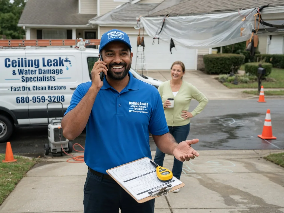 Ceiling Leak Cleanup Nelsonville, OH FAQs